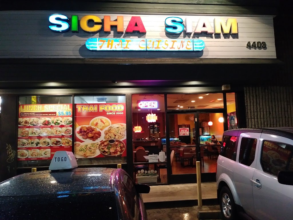 Sicha Siam Restaurant | 4403 Eagle Rock Blvd, Los Angeles, CA 90041, USA | Phone: (323) 344-8285