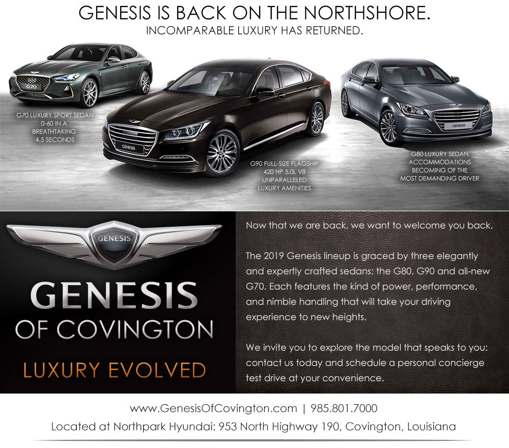 Genesis of Covington | 200 Holiday Square Blvd, Covington, LA 70433, USA | Phone: (985) 801-7000