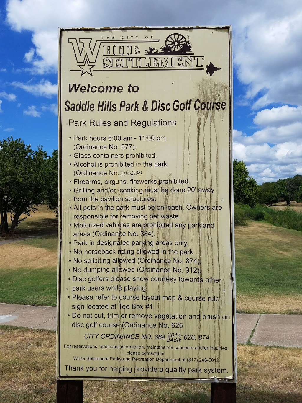 Saddle Hills Park | 600 Saddle Rd, Fort Worth, TX 76108, USA | Phone: (817) 246-5012