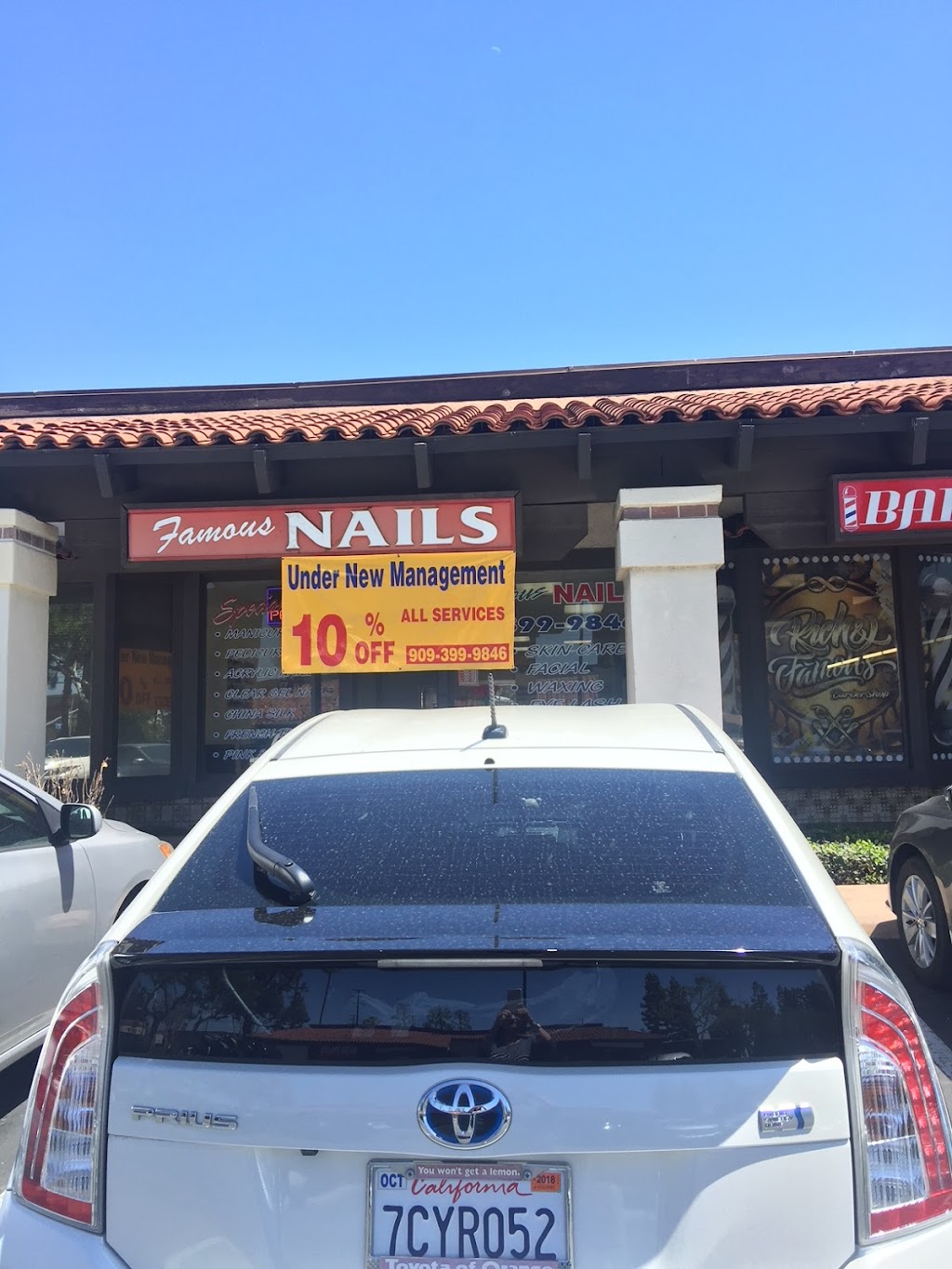 Famous Nails | 9513 Central Ave # D, Montclair, CA 91763, USA | Phone: (909) 399-9846