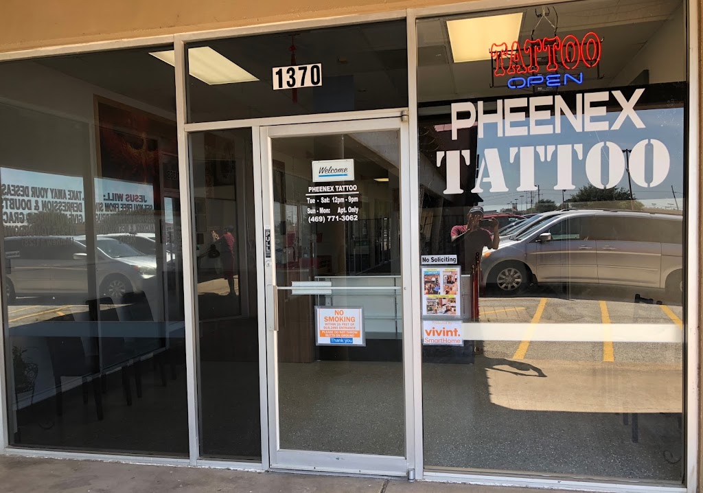 Pheenex Tattoo | 1370 W Main St, Lewisville, TX 75067, USA | Phone: (469) 771-3062