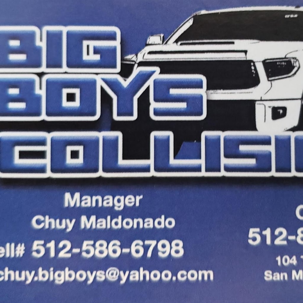 Big Boys Collision | 5040 Texas Hwy 123 Bld 400, San Marcos, TX 78666, USA | Phone: (512) 878-6798