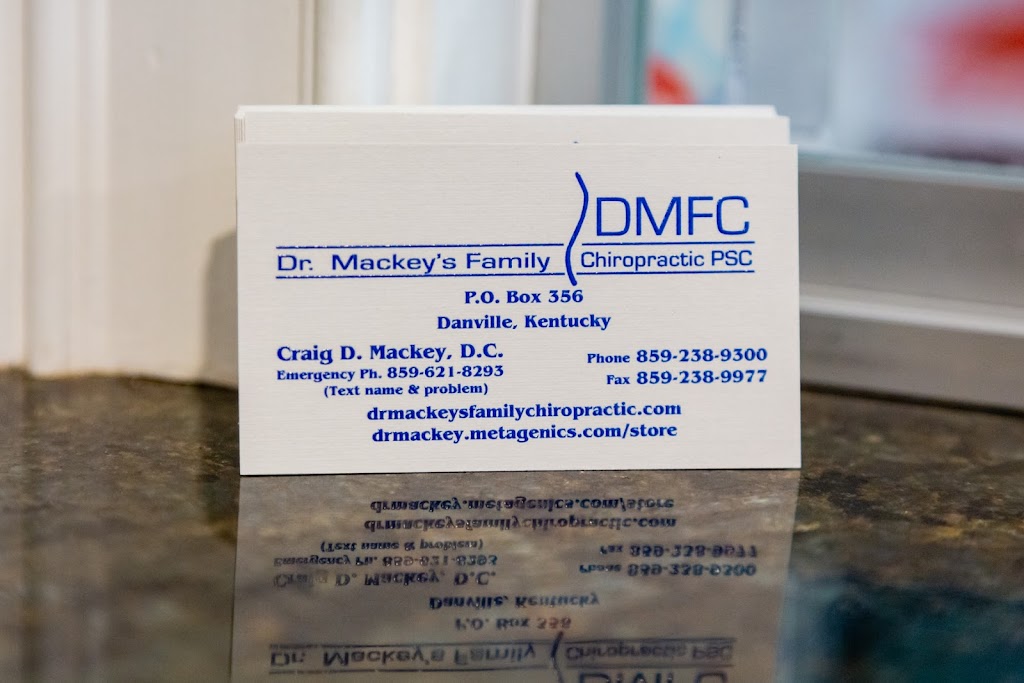 Dr. Mackeys Family Chiropractic, PSC | 100 Baughman Ave Suite B, Danville, KY 40422, USA | Phone: (859) 238-9300