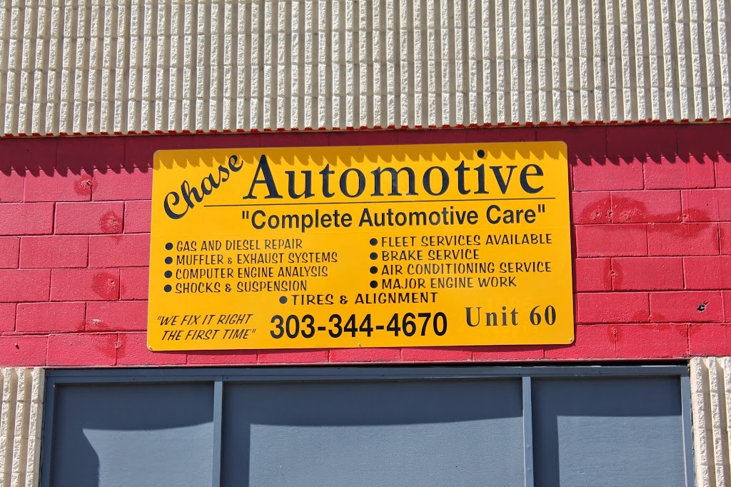 Chase Automotive | 15601 E 6th Ave #60, Aurora, CO 80011, USA | Phone: (303) 344-4670