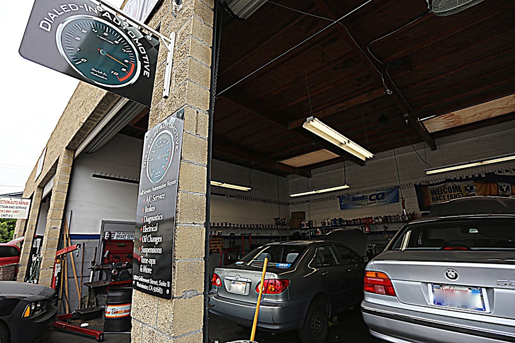 Dialed-In Automotive | 13802 Goldenwest St unit b, Westminster, CA 92683, USA | Phone: (714) 248-9121