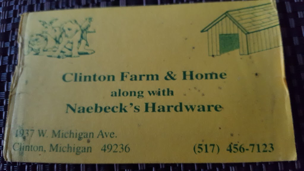 Naebecks Hardware | 420 W Michigan Ave, Clinton, MI 49236, USA | Phone: (517) 456-7123