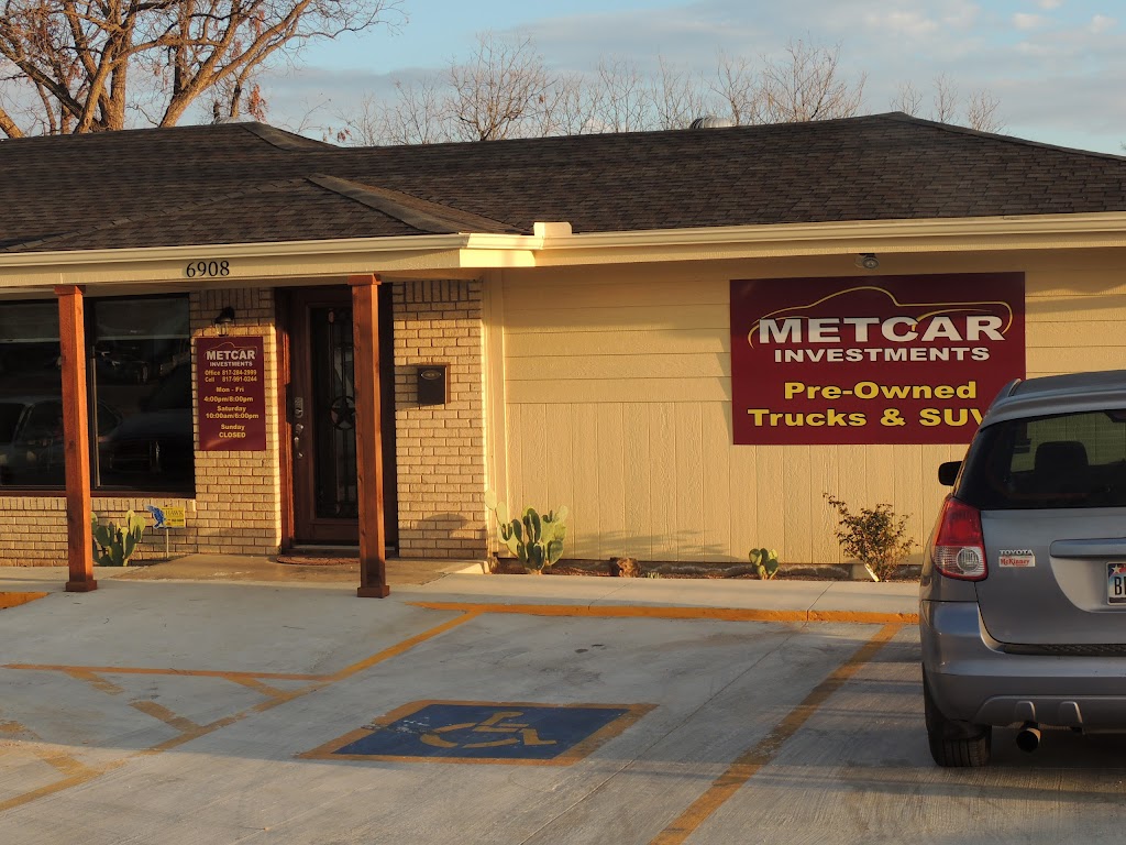 METCAR INVESTMENTS | 6908 26 Blvd, Richland Hills, TX 76180, USA | Phone: (817) 991-0244