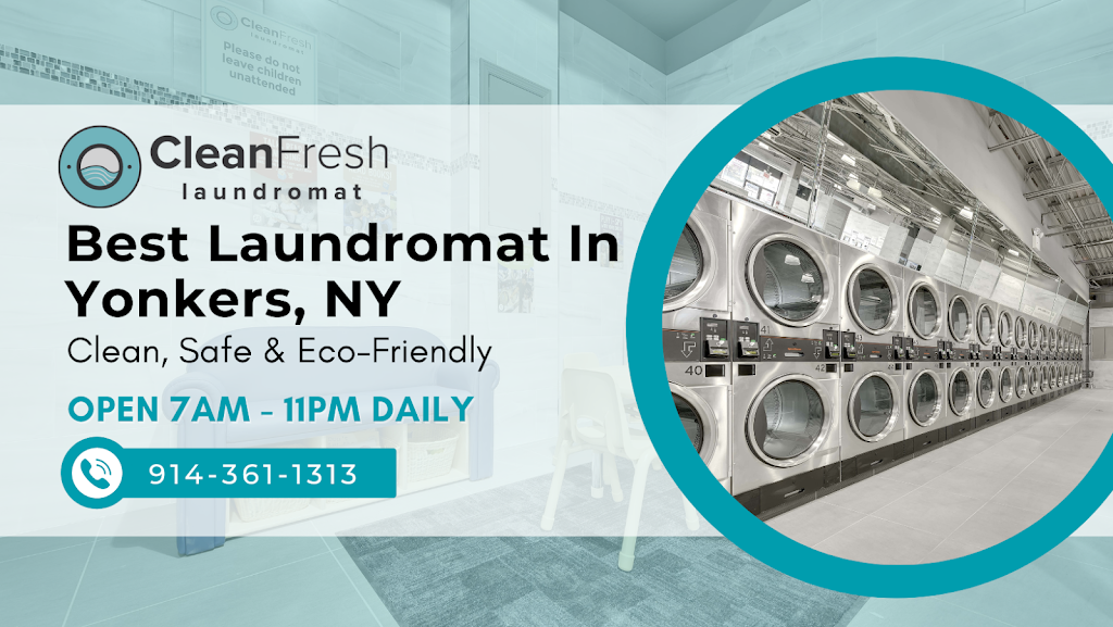 CleanFresh Laundromat | 1745 Central Park Ave, Yonkers, NY 10710, USA | Phone: (914) 361-1313