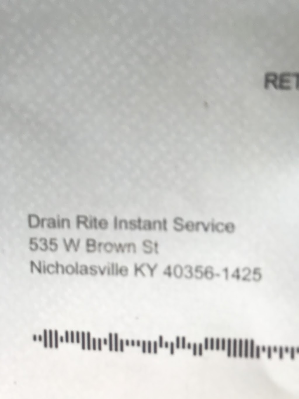 Drain Rite Instant Service | 535 W Brown St, Nicholasville, KY 40356, USA | Phone: (859) 960-4497